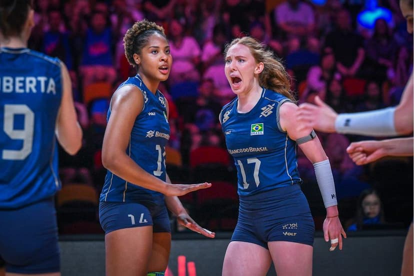 Seleção feminina enfrenta a Itália por um lugar na decisão da Liga das Nações 