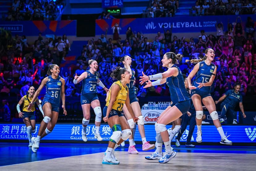 Seleção feminina vence Itália e está na decisão da Liga das Nações  