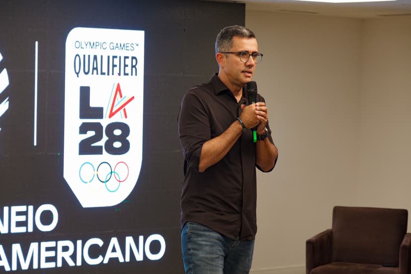 CBV participa o evento de lançamento do Torneio Sul-Americano que vai dar duas vagas no vôlei de praia para os Jogos Olímpicos de LA 2028