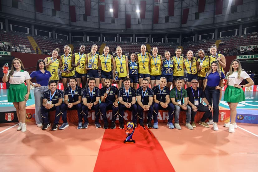 Seleção B feminina conquista título invicto da Copa Sul-Americana