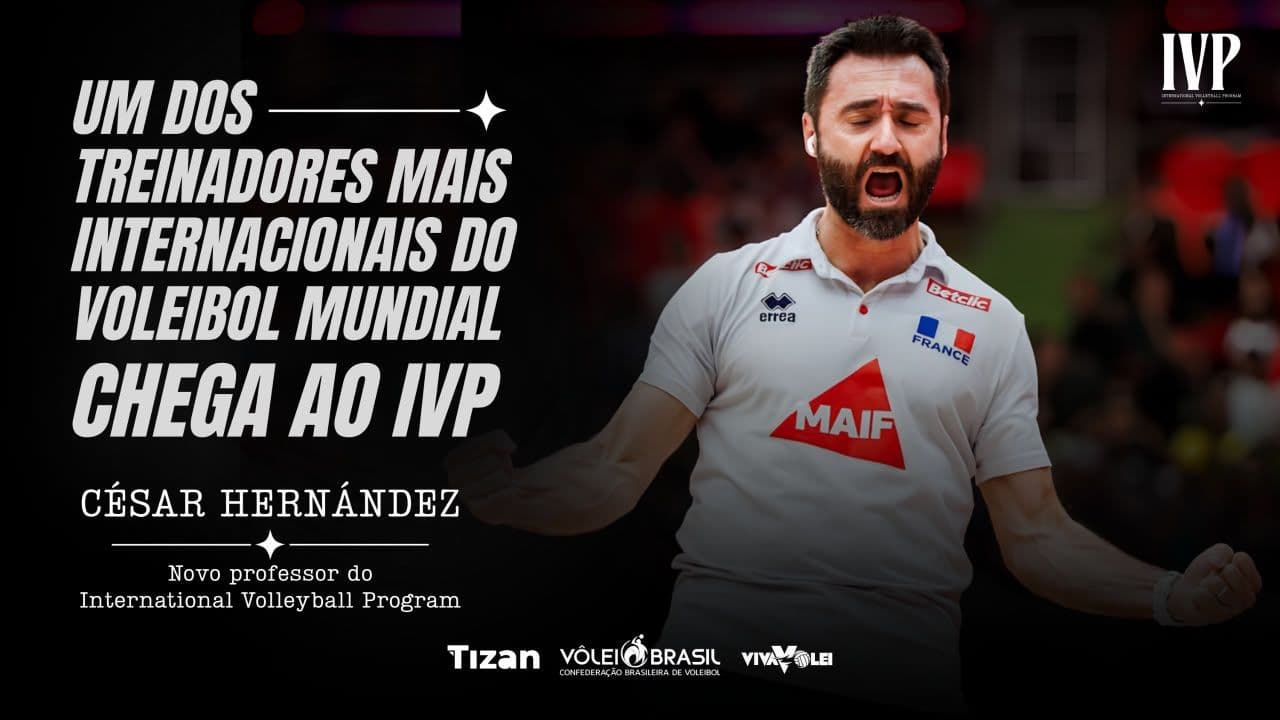 César Hernández é o novo professor do International Volleyball Program