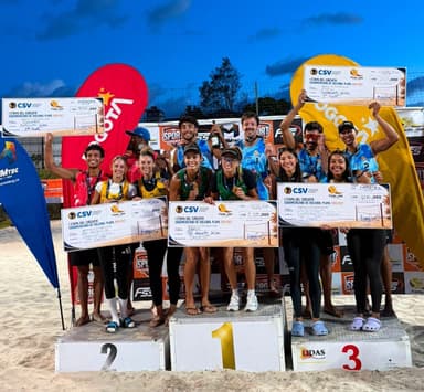 Hegê e Vitória vencem etapa colombiana do Circuito Sul-Americano de vôlei de praia