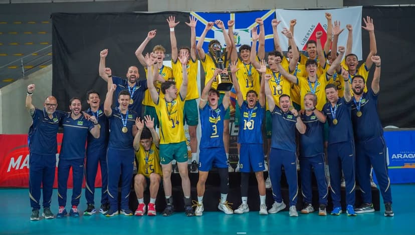 Brasil é campeão sul-americano sub-19 masculino pela 18ª vez