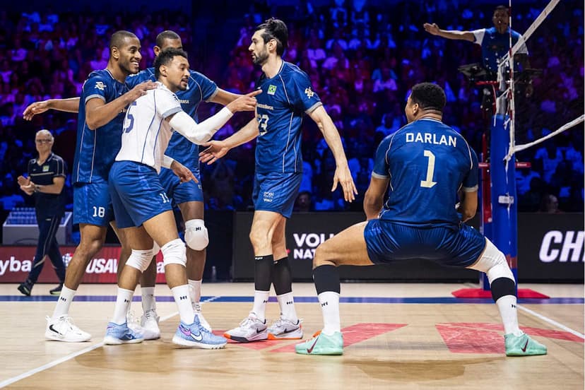 Brasil é superado pela Polônia em Chicago, pela terceira semana da Liga das Nações masculina