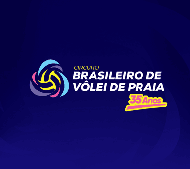 Comemoração dos 35 anos passa a fazer parte da logo do Circuito Brasileiro de vôlei de praia