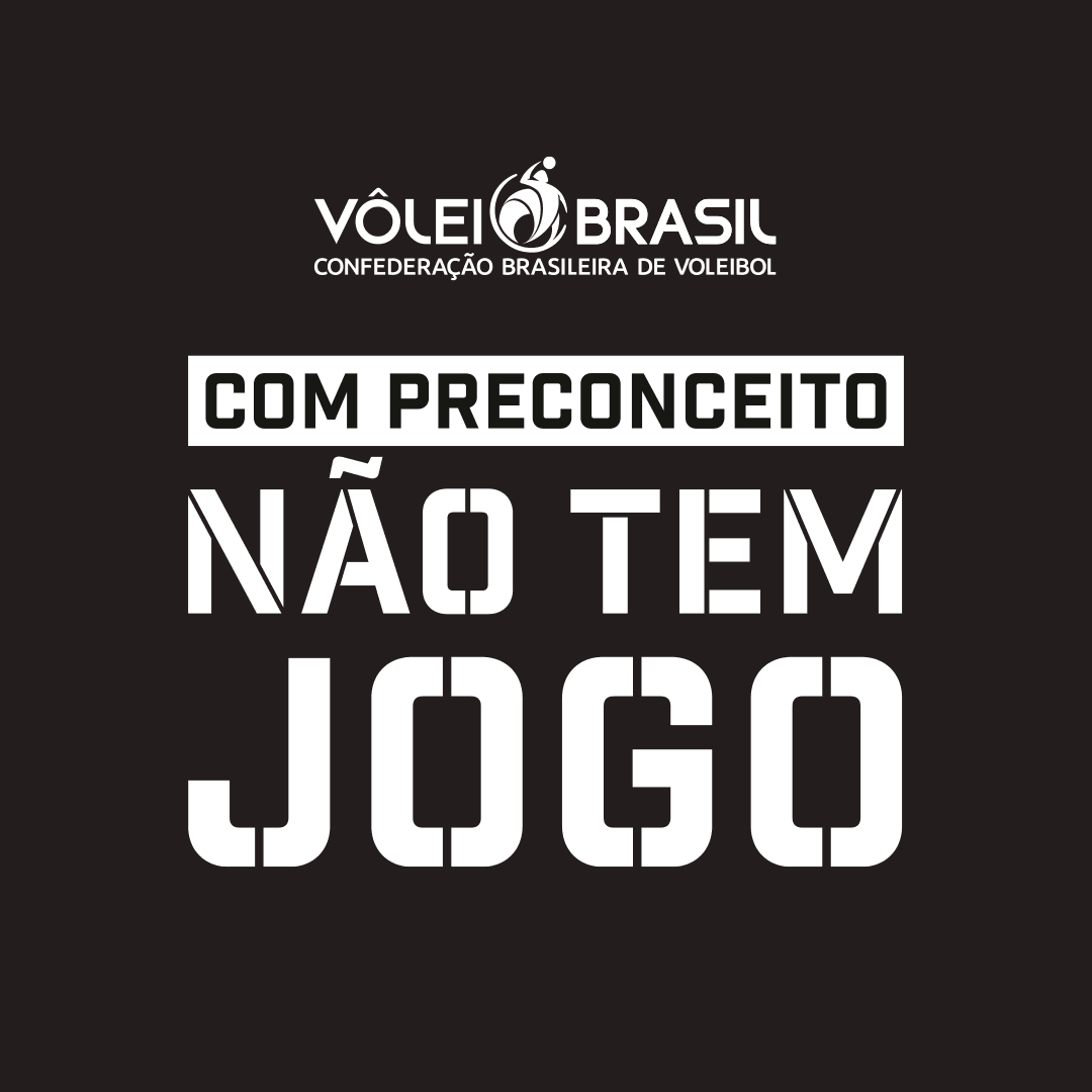 “Com preconceito não tem jogo”: na Liga das Nações, CBV lança campanha contra qualquer tipo de discriminação