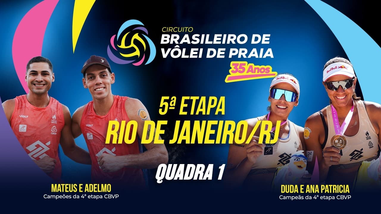 CIRCUITO BRASILEIRO DE VÔLEI DE PRAIA | ELIMINATÓRIAS - QUADRA 1 - 25/07/2026