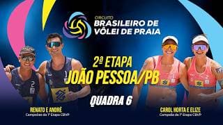 CIRCUITO BRASILEIRO DE VÔLEI DE PRAIA - QUALIFYING - QUADRA 6 - 04/03/2026 (SOM AMBIENTE)