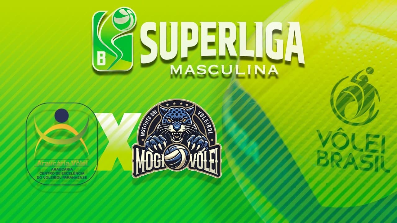 SUPERLIGA MASCULINA B 2025/26 - ARAUCÁRIA VÔLEI x MOGI VÔLEI