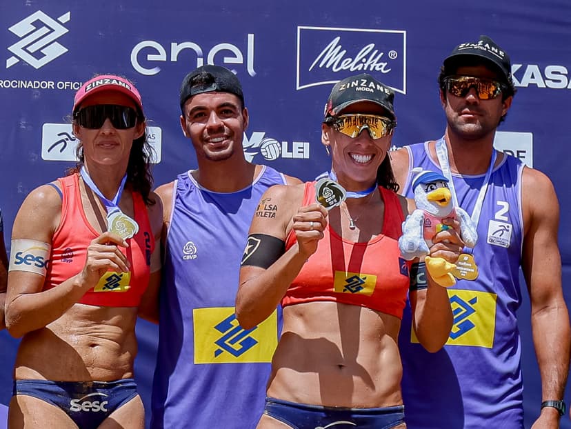 Em Brasília, Talita/Taiana e Guto/Vitor Felipe são campeões da terceira etapa do Circuito Brasileiro de vôlei de praia