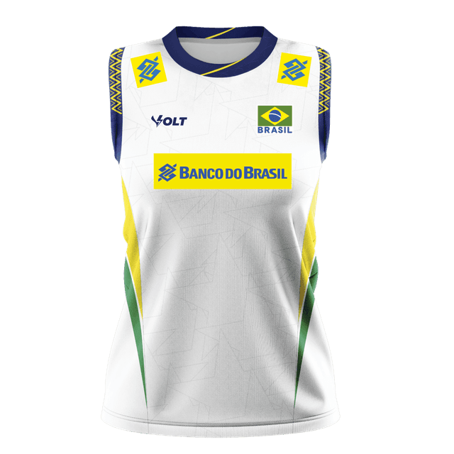 Regata Jogo 3 Vôlei Brasil Oficial Masculina Volt