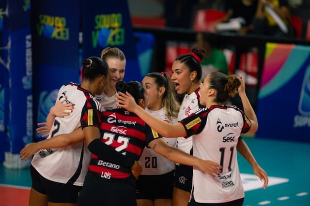 Sesc RJ Flamengo vence o Batavo Mackenzie e fecha o ano na liderança da Superliga
