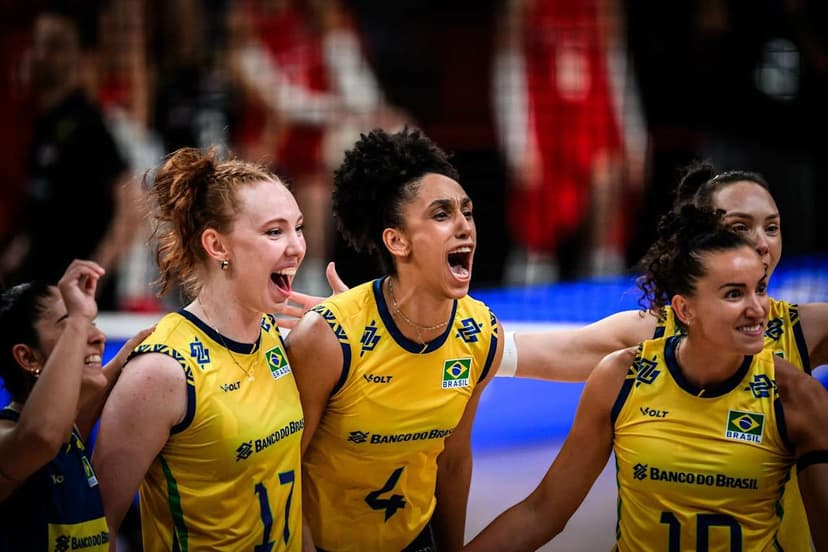 Seleção feminina tira a invencibilidade da Turquia e assume terceiro lugar na Liga das Nações 2025