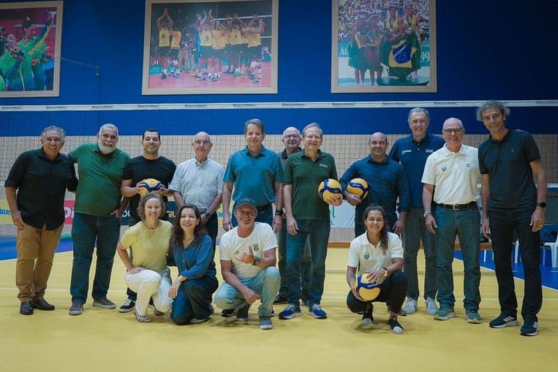 CBV sedia reunião do Conselho de Administração do COB no Centro de Desenvolvimento do Voleibol Saquarema Enel Brasil