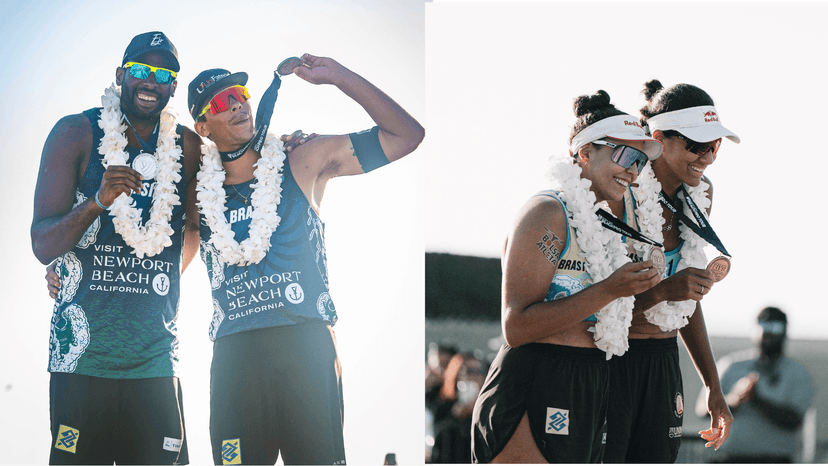 Brasil fatura duas medalhas na etapa Elite de Newport Beach do Circuito Mundial