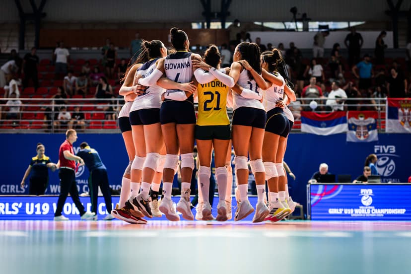 Seleção feminina sub-19 vence anfitriã Sérvia e termina invicta na primeira fase no Mundial da categoria