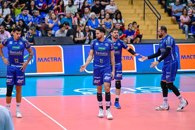 Vôlei Renata recebe Guarulhos no Ginásio do Taquaral, em Campinas