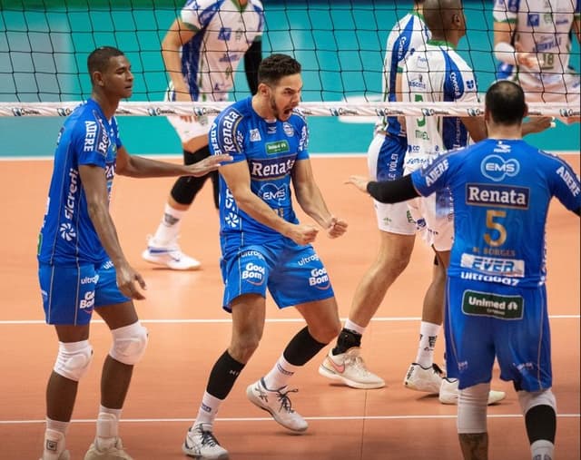 Na força do grupo, Vôlei Renata vence a 4ª seguida na Superliga