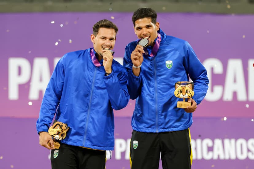 Isac e Jonathan conquistam medalha de prata nos Jogos Pan-Americanos Junior