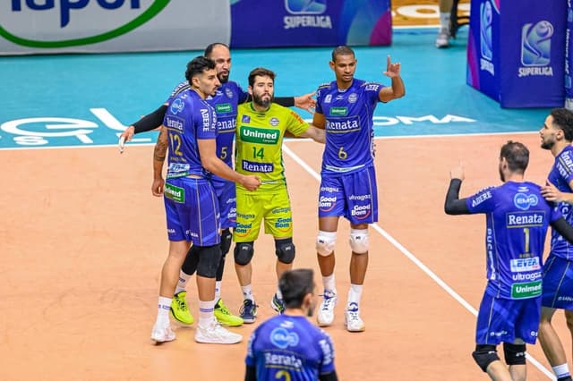 Vôlei Renata vence fora de casa e se recupera na Superliga Masculina