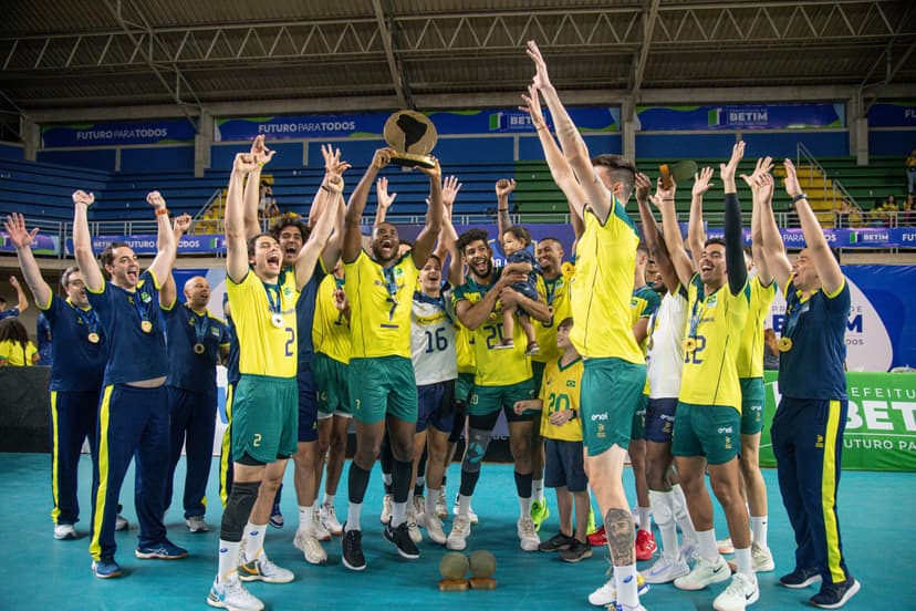 Seleção masculina de novos é campeã invicta da Copa América
