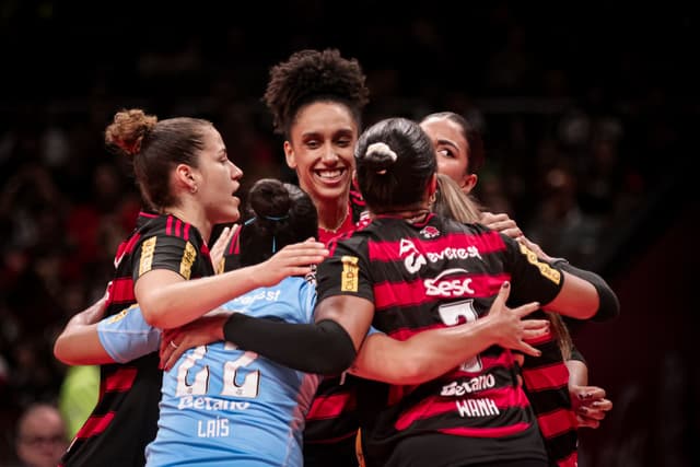 Sesc RJ Flamengo enfrenta o Sesi Vôlei Bauru em busca da oitava vitória na Superliga