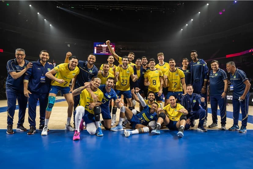 Seleção masculina derrota o Canadá e começa com vitória na segunda semana da Liga das Nações