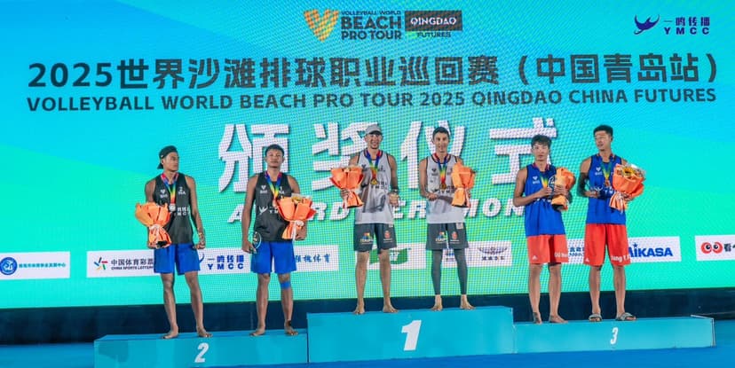 Manaus e Vilsomar ficam com o título na estreia da dupla no Circuito Mundial de vôlei de praia